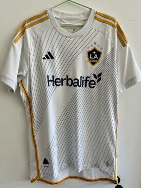 Los Angeles Galaxy 2024-25 adidas Home Soccer Jersey Size Large Player Version